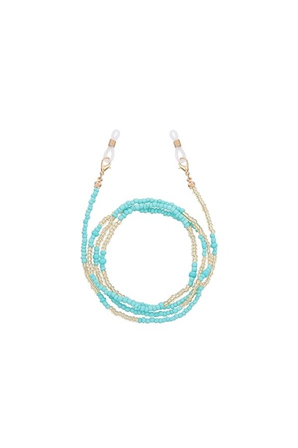 ZZZYW Chaîne de lunettes en cristal Lunettes de soleil for femme Corde Chaîne de lunettes Hugh Color : 8, Taille : 75cm 