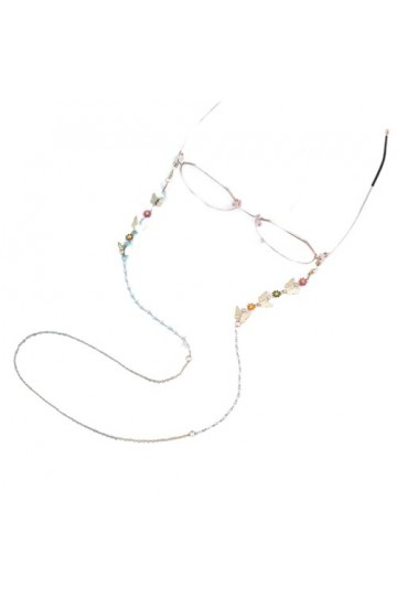 Chaîne De Lunettes 5 Pièces Chaîne De Lunettes Chrysanthème Lunettes De Soleil Anti-Perte Chaîne Suspendue Chaîne De Masque D