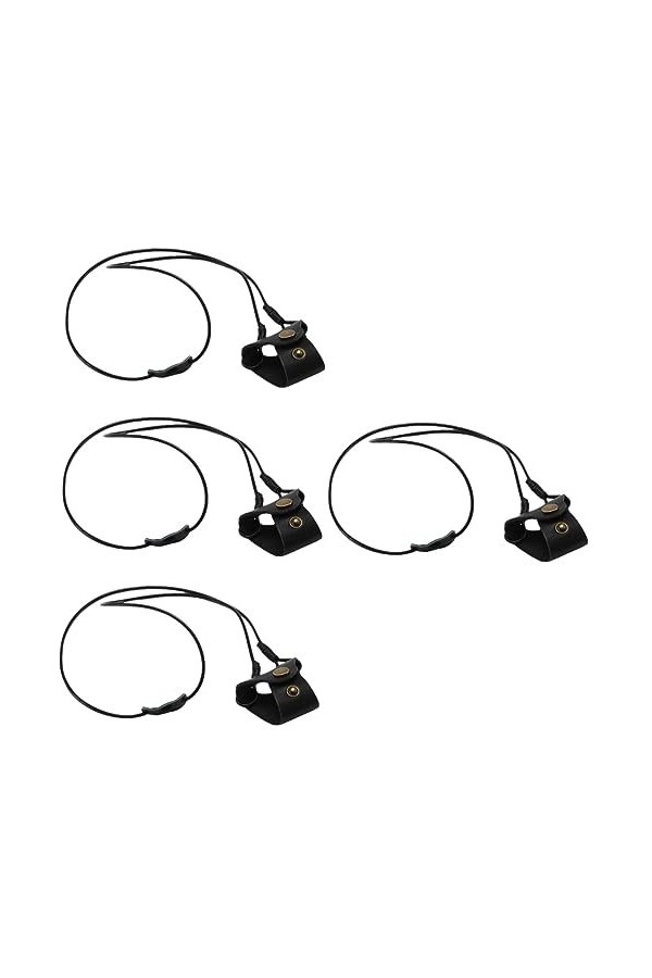 Uonlytech 4 Pièces Chaîne De Lunettes Étui À Lunettes Colliers À La Mode Étuis En Verre Pour Les Femmes Collier Ras Du Cou Po