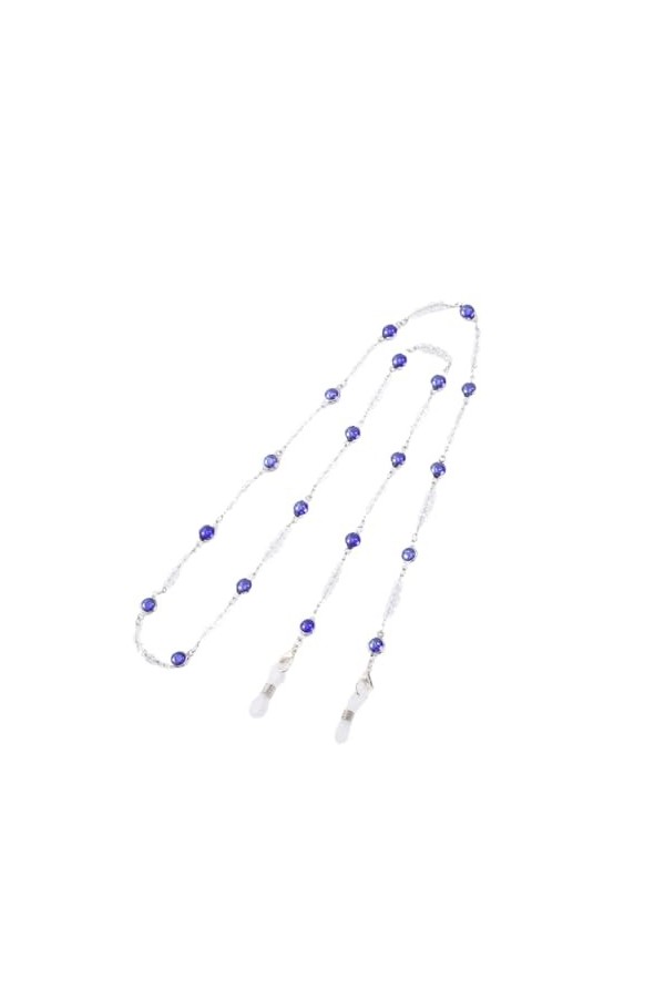 Chaîne De Lunettes 2 Pièces Chaîne De Lunettes De Cou Suspendue Lanière Anti-Perte Perle Cristal Chaîne De Masque Perlé Chaîn