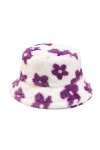 Chapeau bob dhiver en fausse fourrure pour femme - Esthétique - Motif mignon et moelleux - Chaud - Tendance - En peluche dou