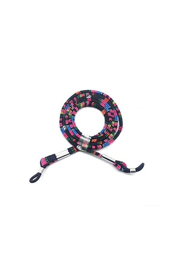 ZZZYW Chaîne de Lunettes de Soleil Boho Sangle de Cou Sangle Lunettes Lanière Chaîne de Lunettes Color : 3- Dark Blue, Taill