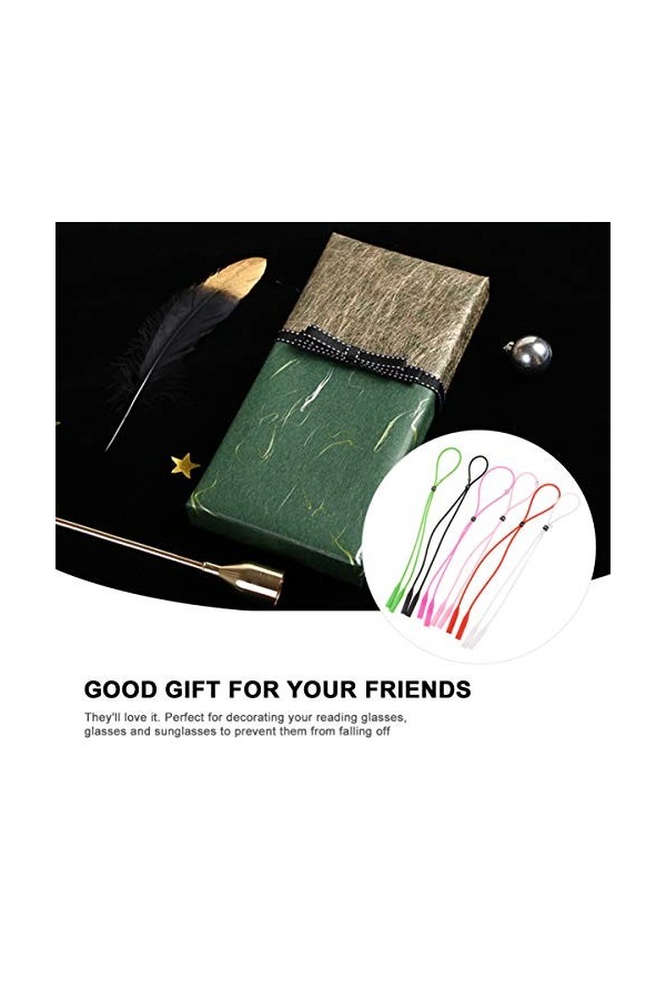 UKCOCO 18 Pcs Porter Des Lunettes Lunettes De Soleil Colorées Sangle De Support De Lunettes De Soleil Antidérapante Boucle De