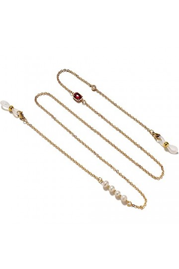 SAIBOL Chaîne de lunettes, Chaîne de retenue de lunettes, chaîne de lunettes de soleil décorée avec des chaînes de lunettes f