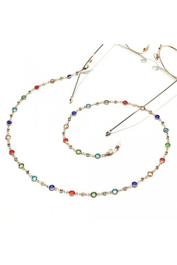 NOGRAX Chaînes de lunettes de sangle de lunettes for femmes chaînes de porte-lunettes de mode antidérapantes en métal