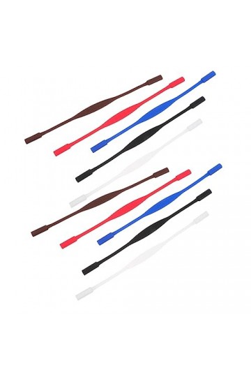 UKCOCO 30 Pcs Silicone Lunettes Sangle Lunettes De Retenue Lanière Lunettes Sangles Cordons Support De Couverture Faciale Spo