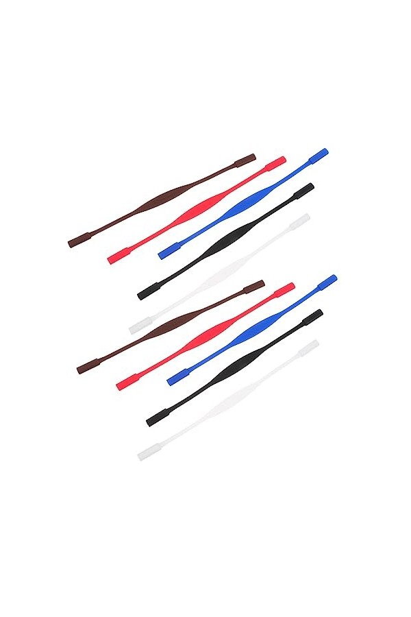 UKCOCO 30 Pcs Silicone Lunettes Sangle Lunettes De Retenue Lanière Lunettes Sangles Cordons Support De Couverture Faciale Spo