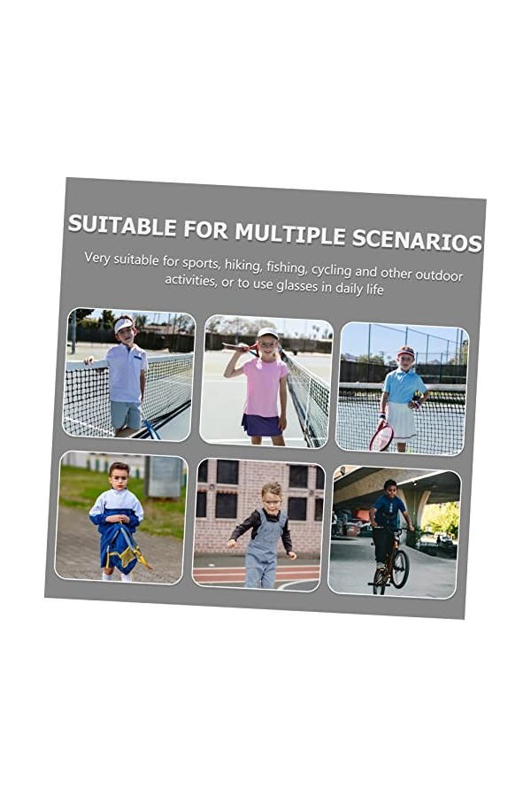 UKCOCO 30 Pcs Silicone Lunettes Sangle Lunettes De Retenue Lanière Lunettes Sangles Cordons Support De Couverture Faciale Spo