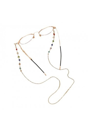 Chaîne De Lunettes 5 Pièces Chaîne De Lunettes Antidérapantes Lunettes Anti-Perte Lanière Amour Coeur Lunettes De Soleil Chaî