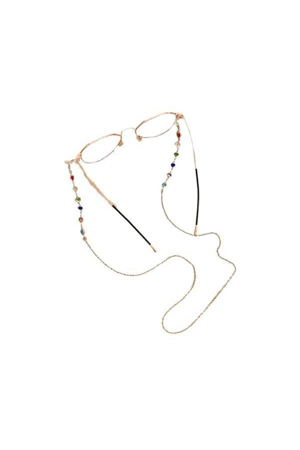 Chaîne De Lunettes 5 Pièces Chaîne De Lunettes Antidérapantes Lunettes Anti-Perte Lanière Amour Coeur Lunettes De Soleil Chaî