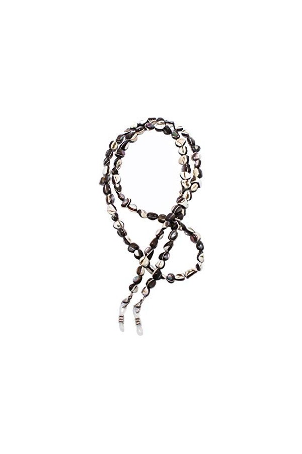 rainbow safety Cordon de Lunettes Porte-Lunette Pierre Naturelle Agate Amethyste Oeil de Tigre Amazonite Quarz Lapis Lazuli M