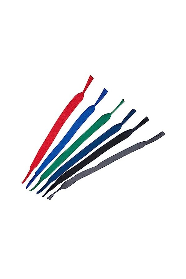 UKCOCO 18 Pcs Lunettes De Sport Sangle Porte-Chaîne De Lunettes Noir Lunettes Pour Femmes Lunettes Chaîne Lunettes Cordon Éla