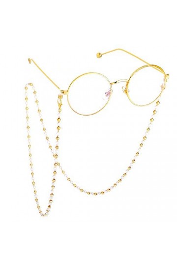 GaoF Lunettes Chaîne Perle Lunettes De Soleil Chaîne Suspendue Chaînes De Lunettes pour Femmes Lunettes Cordons Lunettes Supp