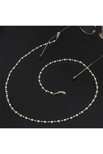 GaoF Lunettes Chaîne Perle Lunettes De Soleil Chaîne Suspendue Chaînes De Lunettes pour Femmes Lunettes Cordons Lunettes Supp