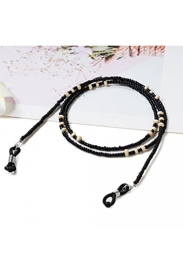 CuteyRain Chaine Lunettes, 2mm perlé chaîne de Liaison Lunettes de Lunettes collectif Rouge Lecture Lunettes Lunettes Lunette