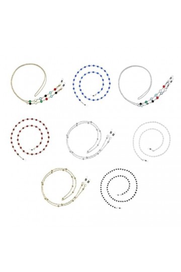 ULTECHNOVO 8 Pcs Sport Lunettes De Soleil Sangle Lunettes De Retenue Perle Lanière Porte-Lunettes Sangle Verre De Lecture Rég