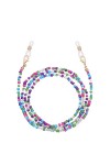 CuteyRain Chaine Lunettes, Masque Chaînes Titulaire Coloré Perles Lunettes Lunettes Lunettes Lanière Cordon Lanyard Anti-Manc