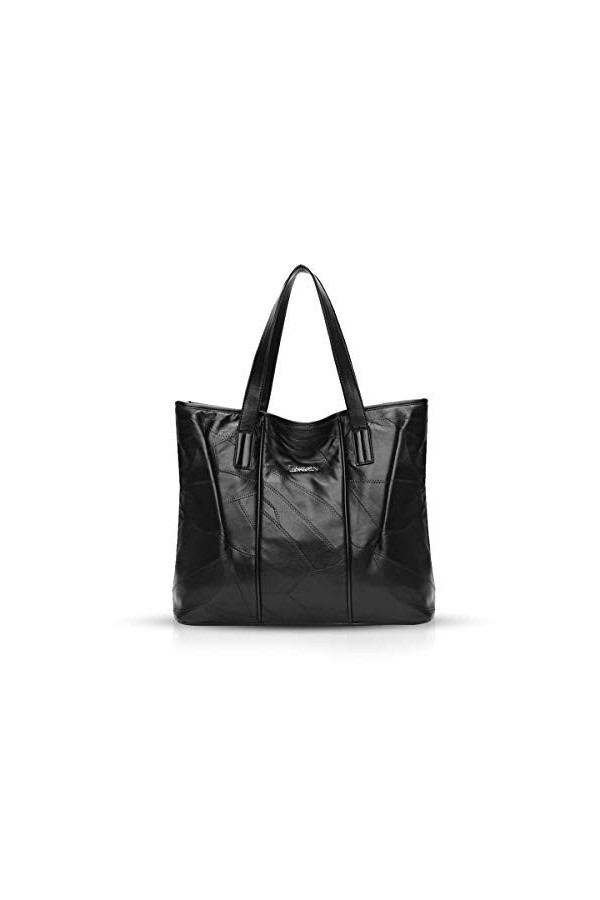 Nicole&Doris Femme Sac Cabas Sacs à bandoulière en Cuir Sac fourre-Tout Sac à Main Casual Shopper