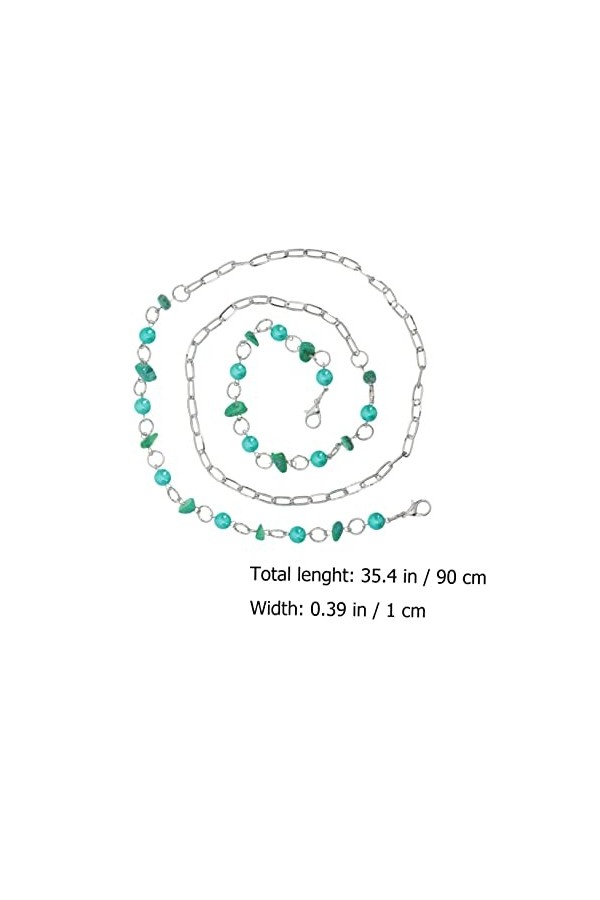 SOIMISS 3 Pièces St Lunettes De Jour De Patrick Corde De Fixation Chaîne DÉcouteurs Chaînes De Lunettes Perlées Lanière De S