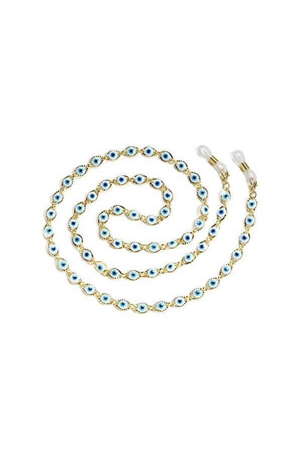 PUTOVA Remplacer le support de nez métallique, Chaîne de lunettes de soleil œil du diable, chaîne de retenue de lunettes de p