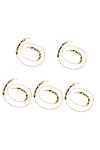 Outanaya 3 Pièces Chaîne De Lunettes Cordon De Visage Porte-lunettes Quotidien Collier Trombone Masques Longe Sangle Doreill