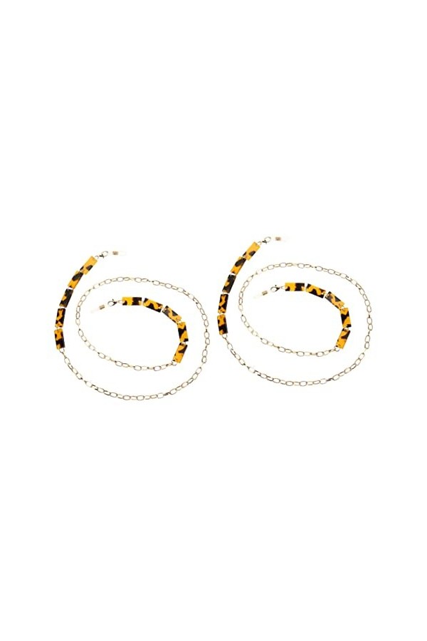 Outanaya 3 Pièces Chaîne De Lunettes Cordon De Visage Porte-lunettes Quotidien Collier Trombone Masques Longe Sangle Doreill