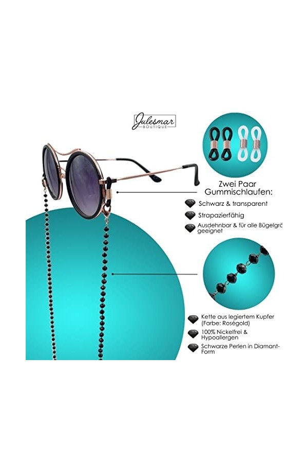Julesmar Chaîne et lunettes 2 en 1 Bali