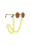 ZZSRJ Lunettes de Soleil Acrylique Chaîne de Lunettes de Soleil Lecture de Lunettes suspendues Collier Lunettes Lunettes Lune