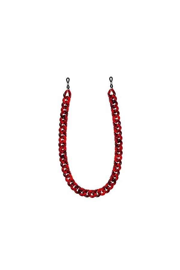 ZZSRJ Lunettes de Soleil Acrylique Chaîne de Lunettes de Soleil Lecture de Lunettes suspendues Collier Lunettes Lunettes Lune