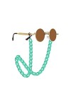 ZZSRJ Lunettes de Soleil Acrylique Chaîne de Lunettes de Soleil Lecture de Lunettes suspendues Collier Lunettes Lunettes Lune