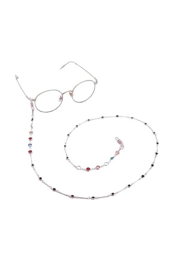 MORYEN Chaînes de Lunettes Lunettes Longe for Femmes Coloré Perlé Masque Longe Élégant Lunettes Chaîne Chaîne Titulaire Colo