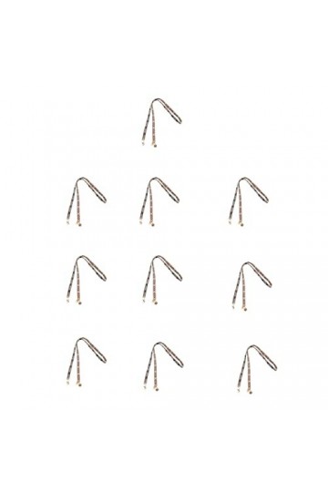 SBTRKT 10 pièces de chaîne de lunettes en fibre ultrafine, belle forme, petite et exquise, adaptée aux lunettes de soleil, lu