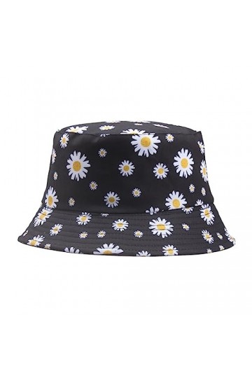 PLABBDPL Chapeau Bob Dété Pliable, Casquette Unisexe Imprimépour la Pêche Le Golf Le Camping Les Voyages Grande Tête Protect
