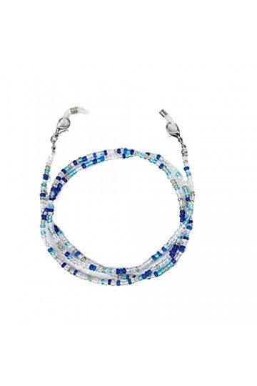 CuteyRain Chaine Lunettes, Masque Chaînes Titulaire Coloré Perles Lunettes Lunettes Lunettes Lanière Cordon Lanyard Anti-Manc