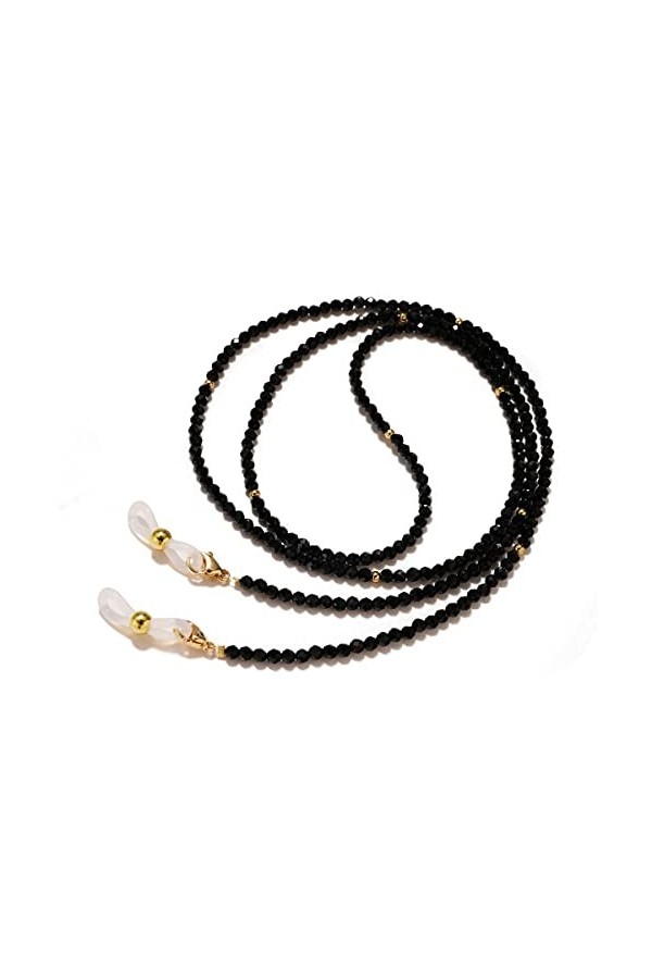 NOGRAX Lunettes Chaînes de Lunettes for Femmes Perle de Verre Chaîne de Cou Antidérapante Chaînes de Porte-Lunettes élégantes