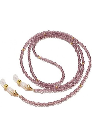 MORYEN Lunettes Chaînes de Lunettes for Femmes Perle de Verre Chaîne de Cou Antidérapante Chaînes de Porte-Lunettes élégantes