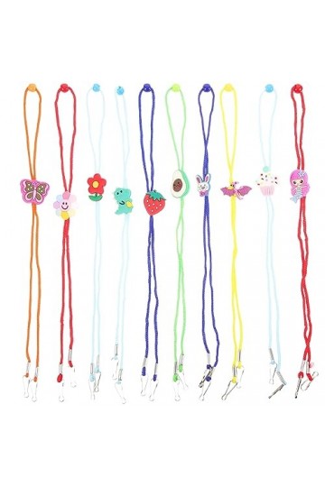 TOVINANNA 30 Pièces Sangle De Lunettes Pour Enfants Porte-collier Lanière De Masque Porte-masque Cordons Pour Collier De Lune