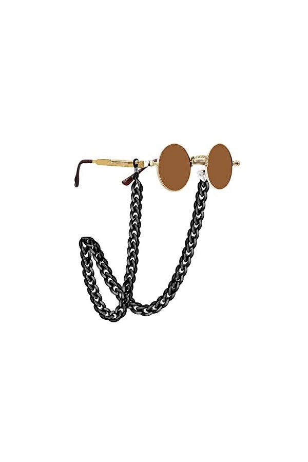 ZZSRJ Lunettes de Soleil Acrylique Chaîne de Lunettes de Soleil Lecture de Lunettes suspendues Collier Lunettes Lunettes Lune