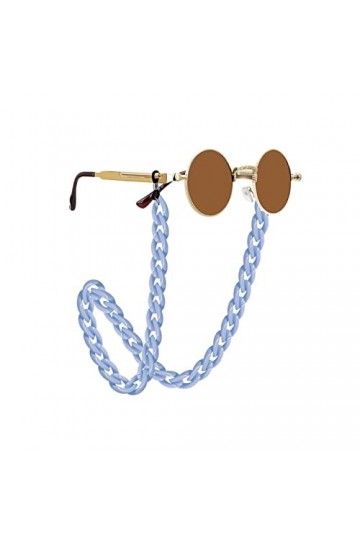 ZZSRJ Lunettes de Soleil Acrylique Chaîne de Lunettes de Soleil Lecture de Lunettes suspendues Collier Lunettes Lunettes Lune