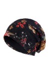 Saingace Foulard en Bambou pour Femme Bonnet De Nuit en Satin Turban Chimio Coton pour Filles Bande Bonnet Chimio Bonnet Turb