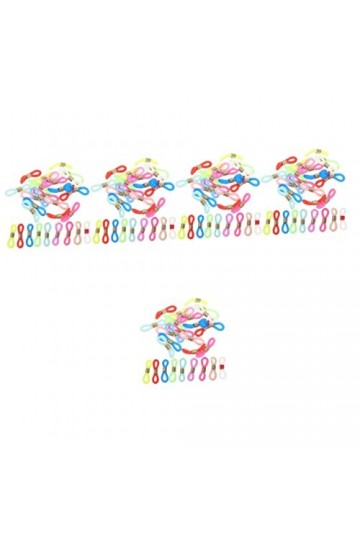 SEWACC Lunettes De Sport 300 Pièces Anti-Boucle Pour Accessoires De Chaîne De Lunettes En Métal Accessoires De Sport