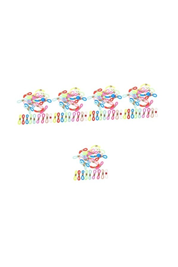 SEWACC Lunettes De Sport 300 Pièces Anti-Boucle Pour Accessoires De Chaîne De Lunettes En Métal Accessoires De Sport