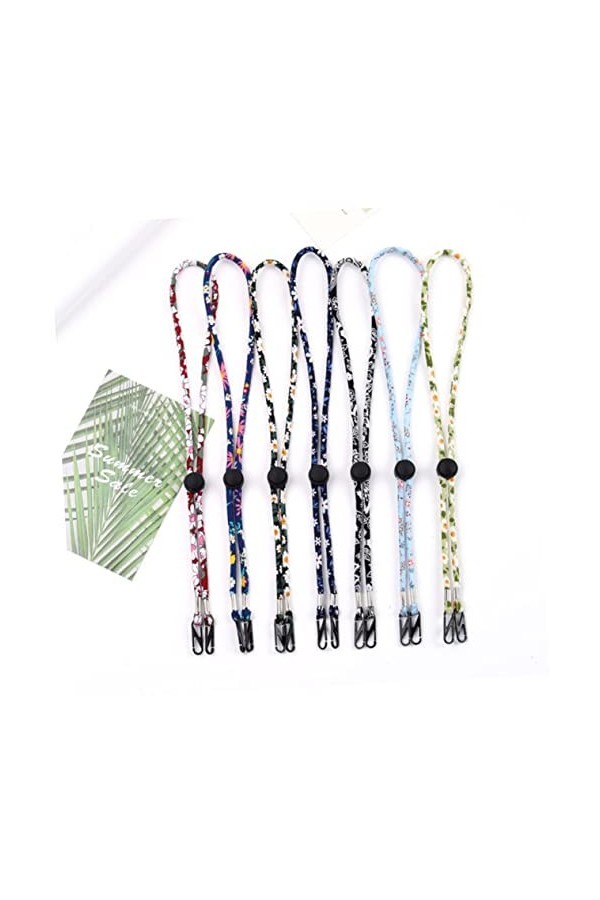 STOBOK 40 Pièces Lunettes Masque Lanière Porte-Lunettes Compatible Avec La Plupart Des Masques Lunettes Sangle Masque Réglabl