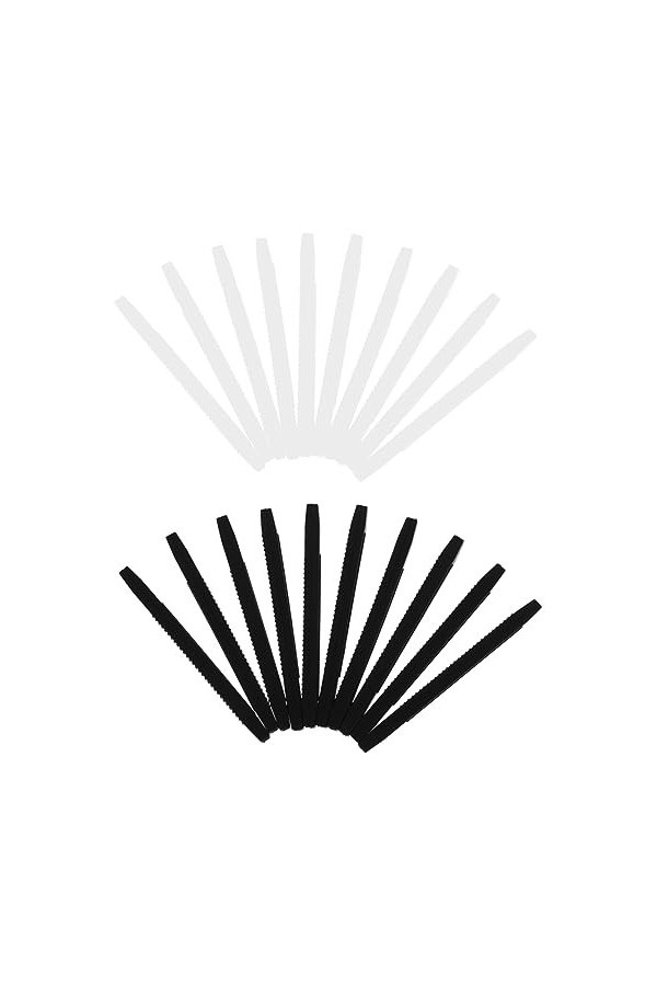 KALLORY 120 Pcs Couvre-Lunettes Sans Pied Lunettes De Sport Cache-Oreilles En Silicone Lunettes Transparentes Embout De Rempl