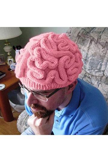 OBiQuzz Bonnet Cerveau Cool Adulte Personnalité Tricotée à la Main Casquette Cerf Crochet Casquettes de Baseball Casquette de