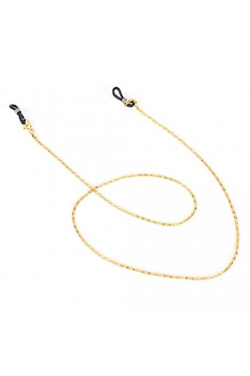 XIDUO Lot de 4 chaînes en verre et métal pour lunettes de soleil 62 cm