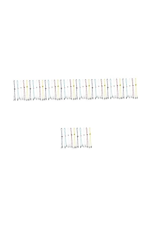 Angoily 50 Pcs Lunettes Sangle Lunettes De Soleil Réglable Lunettes Sangle Coloré Lunettes Lunettes Sangle Lunettes Lanière T