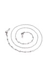 CuteyRain Chaine Lunettes, en Acier Inoxydable Cross Lunettes de Soleil Chaîne Lecture Lunettes Lunettes Sangle Gothic Cordon