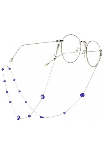 HaoLi Chaîne de Lunettes Porte-Lunettes Lunettes de Soleil Cordon Collier Chaîne à maillons Longes dextrémité en Caoutchouc 