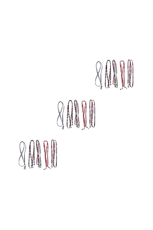 GLSTOY 20 Pièces Fronde Lunettes Corde Sangle Porte-lunettes De Soleil Cordons De Sangle De Lunettes Chaîne De Longe De Visag